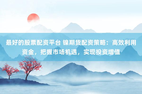 最好的股票配资平台 镍期货配资策略：高效利用资金，把握市场机遇，实现投资增值